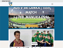 Tablet Screenshot of cricketact.com.au